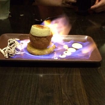Japengo - Flaming upside down pineapple cake - Asian Fusion Near Me - Lahaina, Hawaii