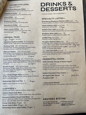 Menu photo 2 Grutogi Bistro Flower Mound, TX
