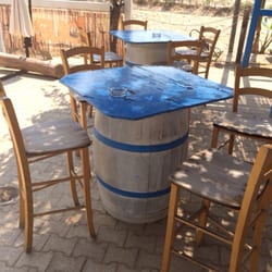 Sud Ammareammmangiare - Wine barrel table