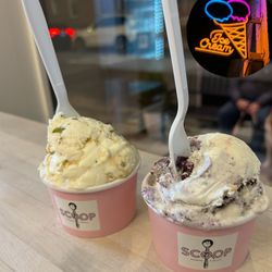 Scoop - Cardamom pistachio + blueberry poptart