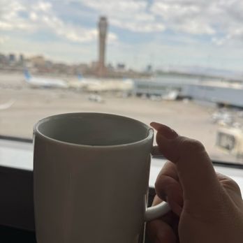 United Club - Ceramic mug and great views! - Airport Lounges Near Me - Las Vegas, Nevada United Club - Ceramic mug and great views! - Airport Lounges Near Me - Las Vegas, Nevada
