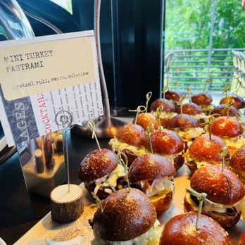 Culinary Dropout - Turkey pastrami pretzel sliders - New American Near Me - Atlanta, Georgia Culinary Dropout - Turkey pastrami pretzel sliders - New American Near Me - Atlanta, Georgia