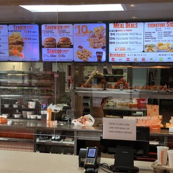 Popeyes Louisiana Kitchen - a view of the inside of a fast food restaurant - Fast Food Near Me - Norfolk, Virginia