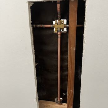 Prevail Plumbing and Heating - Shower valve replacement with drywall repair - Plumbing Near Me Prevail Plumbing and Heating - Shower valve replacement with drywall repair - Plumbing Near Me
