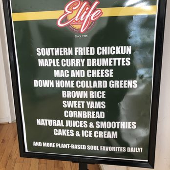 Everlasting Life Vegan Restaurant - The menu - Vegan Near Me - Washington, DC, District of Columbia