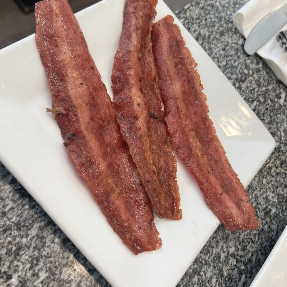 Anthony's Cheesecake - Side Turkey bacon (3 strips) - American Near Me - Bloomfield, New Jersey Anthony's Cheesecake - Side Turkey bacon (3 strips) - American Near Me - Bloomfield, New Jersey