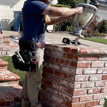 Handyman Gutierrez - In the process of replacing all outside light fixtures - Handyman Near Me