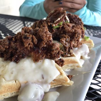 Maggie's Farm - Beautifully done Chicken N Waffles - New American Near Me - Baltimore, Maryland