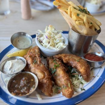 Lure Fish House - Wild Ling Cod Fish & Chips - Seafood Near Me - Porter Ranch, California