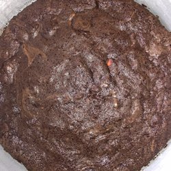 DJ’s Dark Confections - Reese's Pieces brownie