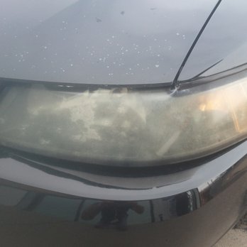 Phil's Pro Auto Service - Driver side foggy headlight, before restoration - Auto Repair Near Me - Greeley, Colorado Phil's Pro Auto Service - Driver side foggy headlight, before restoration - Auto Repair Near Me - Greeley, Colorado