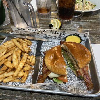 Parish on Cherry - Grilled Chicken Sandwich and fries! - Cajun/Creole Near Me - Macon, Georgia