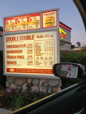 Menu photo 7 In-N-Out Burger Ontario, CA