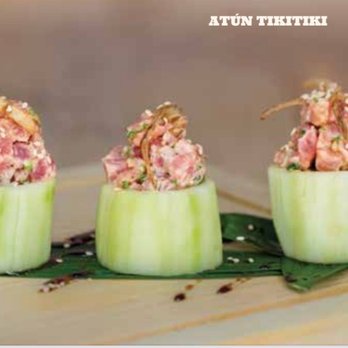 Los Aguachiles - TikiTiki Tuna as posted on their menu online but what they serve you is mashed tuna that tastes canned. - Seafood Near Me - Playa del Carmen, ROO