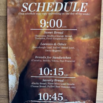 St Gabriel Bakery - Bread Schedule - Bakeries Near Me - Jacksonville, Florida St Gabriel Bakery - Bread Schedule - Bakeries Near Me - Jacksonville, Florida