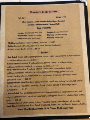 Menu photo 2 Chowder House Fairbanks, AK