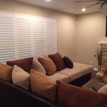 2-DayBlinds - Plantation shutters in living room - Shades & Blinds Near Me 2-DayBlinds - Plantation shutters in living room - Shades & Blinds Near Me