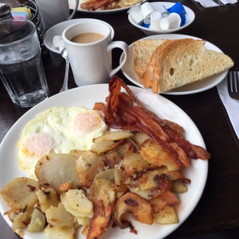 Broken Yolk Cafe - All American Breakfast with home fries. Delicious. - Breakfast & Brunch Near Me - Orange, California Broken Yolk Cafe - All American Breakfast with home fries. Delicious. - Breakfast & Brunch Near Me - Orange, California