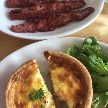 Buttermilk - The Lorraine quiche and duck bacon - Coffee & Tea Near Me - Geneva, Illinois Buttermilk - The Lorraine quiche and duck bacon - Coffee & Tea Near Me - Geneva, Illinois