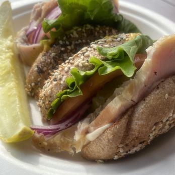 Western Bagel - Turkey Salad Bagel Sandwich - Bagels Near Me - Northridge, California