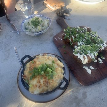 Von Bismarck - Spätzle with cheese and smoked chicken with Maggie honey (two favorites) - German Near Me - Reno, Nevada