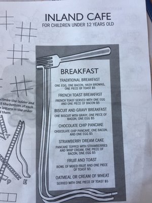 Menu photo 6 Inland Cafe Baker City, OR