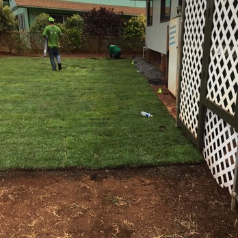 Estrada Landscape Services - Middle of yard progress. - Landscaping Near Me