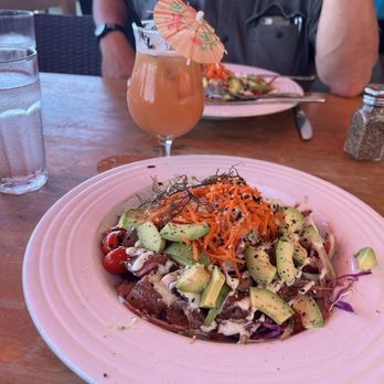 Island Lava Java - Poke Bowl & Signature Cocktail I forgot the name but it's in there specialty menu. - American Near Me - Kailua Kona, Hawaii Island Lava Java - Poke Bowl & Signature Cocktail I forgot the name but it's in there specialty menu. - American Near Me - Kailua Kona, Hawaii