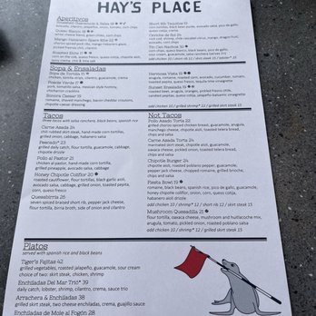 Hay's Place - Menu - Mexican Near Me - Pebble Beach, California Hay's Place - Menu - Mexican Near Me - Pebble Beach, California