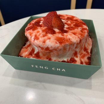 Feng Cha Teahouse - Strawberry Princess Cake $7 - Bubble Tea Near Me - Costa Mesa, California