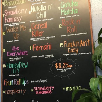 ICICLES - Menu - Ice Cream & Frozen Yogurt Near Me - Gilroy, California