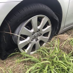 Herron's Auto Repair and 24 Hour Towing - Blown tire