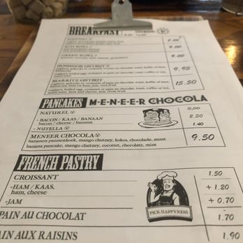 Meneer Chocola - The Menu - Coffee & Tea Near Me - Scheveningen, ZH