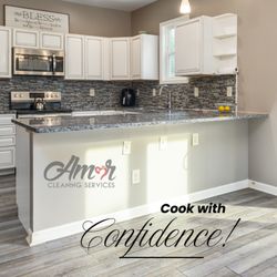 Amor Cleaning Services - Cleanliness is next to godliness. Your kitchen deserves an Amor clean.