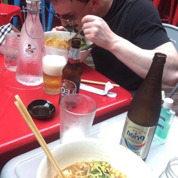 OKI Shoten - Face planting into bowl - Ramen Near Me - Washington, DC, District of Columbia