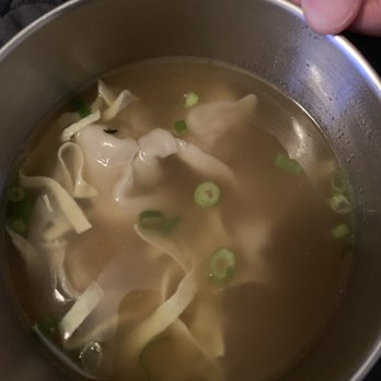 The Rice Box - Won ton soup (I ordered Togo and put it in my own bowl) - Asian Fusion Near Me - Houston, Texas The Rice Box - Won ton soup (I ordered Togo and put it in my own bowl) - Asian Fusion Near Me - Houston, Texas