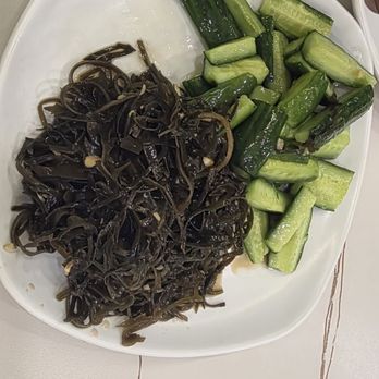 Mongolian Pie - Cucumbers and seaweed appetizers - Mongolian Near Me - Monterey Park, California