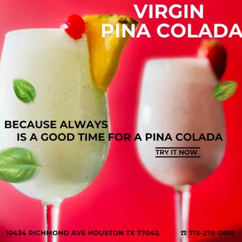 INKA Restaurant - a pina cola and a pina cola - Peruvian Near Me - Houston, Texas INKA Restaurant - a pina cola and a pina cola - Peruvian Near Me - Houston, Texas