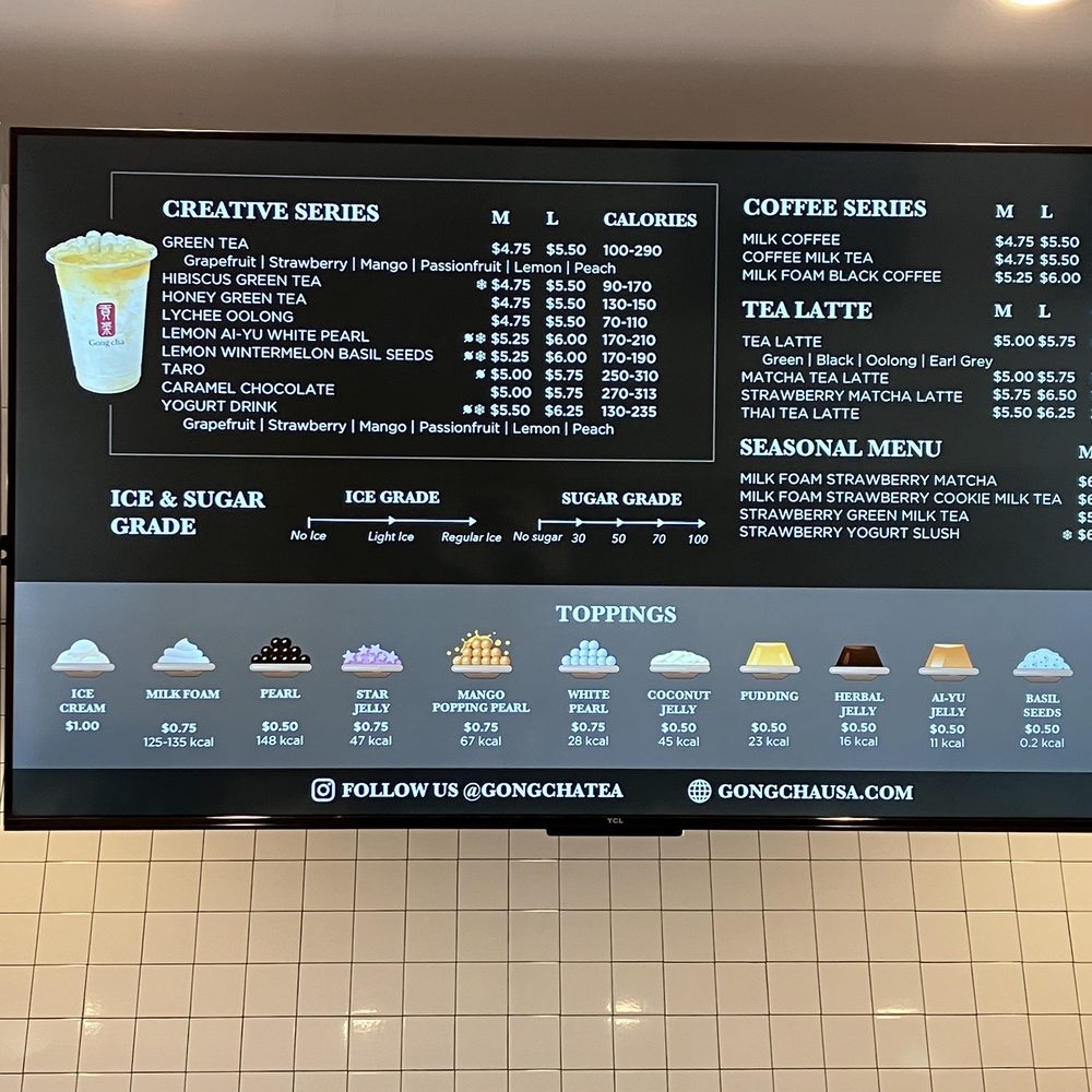 Gong Cha - Coffee & Tea Near Me - Houston, Texas