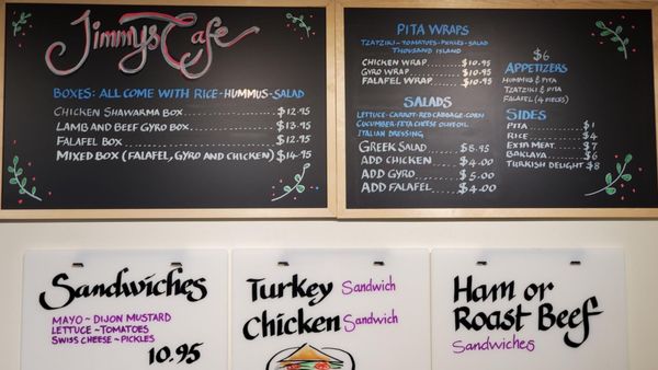 Menu photo 2 Jimmy's Cafe Stanford, CA