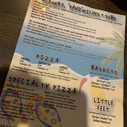 Barefoot Bar & Grill - Menu