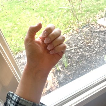 Ice Nails - Dip manicure with a nail tip. - Nail Salons Near Me - Indianapolis, Indiana