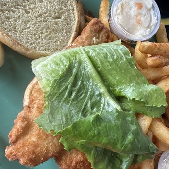 Roosters Cafe & Grill - Fried Fish Sandwich - Breakfast & Brunch Near Me - Virginia Beach, Virginia Roosters Cafe & Grill - Fried Fish Sandwich - Breakfast & Brunch Near Me - Virginia Beach, Virginia