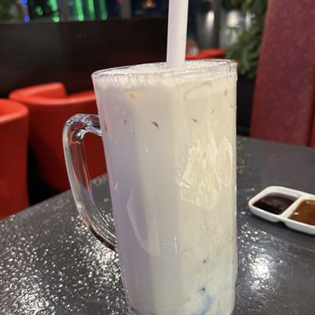 The One Restaurant - Peanut almond black tea - Taiwanese Near Me - Burnaby, British Columbia