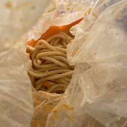 Voodoo Crab of Rockville Centre - So called "ramen" that's actually spaghetti noodles.