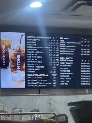 Menu photo 2 Tom N Toms coffee Dallas, TX Menu photo 2 Tom N Toms coffee Dallas, TX