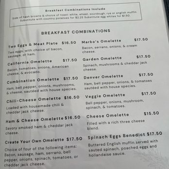 Marko’s Breakfast & Dinner - Menu - Breakfast & Brunch Near Me - Temple City, California Marko’s Breakfast & Dinner - Menu - Breakfast & Brunch Near Me - Temple City, California