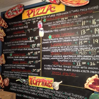 Pepperoni Grill - Love the hand done menu board! - Pizza Near Me - Oak Island, North Carolina
