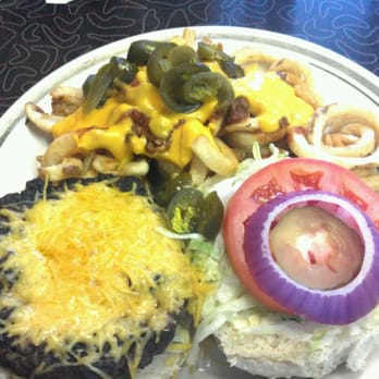 Hub City Diner - Cheeseburger with Atomic Fries - American Near Me - Lafayette, Louisiana