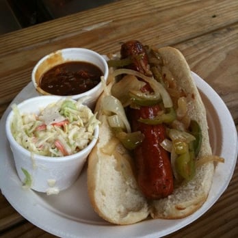 Bentley's Saloon - Sausage sub with 2 sides - American Near Me - Arundel, Maine